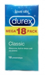 Durex Classic Mega pack 18ks